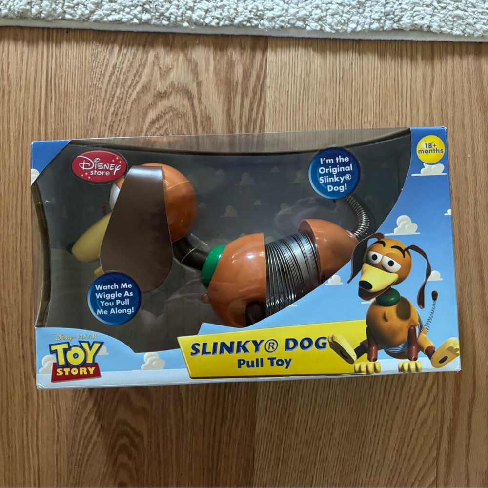 Disney Toy Story Slinky Dog Pull Toy - Brown and Silver